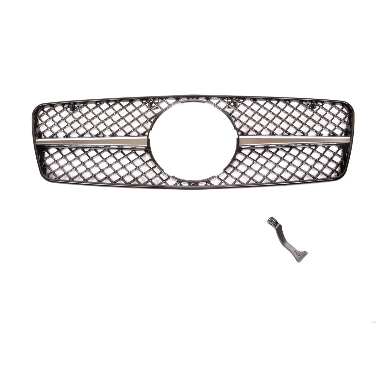 Sportgrill Chrom & Schwarz passend für Mercedes CLK W208 1997-2002