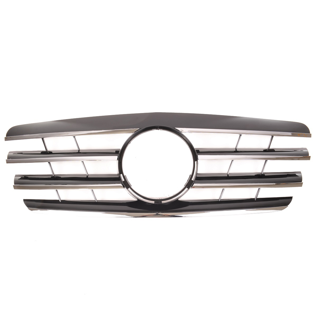 Kühlergrill Chrom-Schwarz für MERCEDES E-Klasse W210 Limousine T-Modell Facelift 1999-2002
