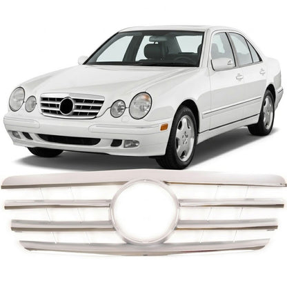 Sportgrill Chrom & Silber passend für Mercedes E-Klasse W210 1999-2002
