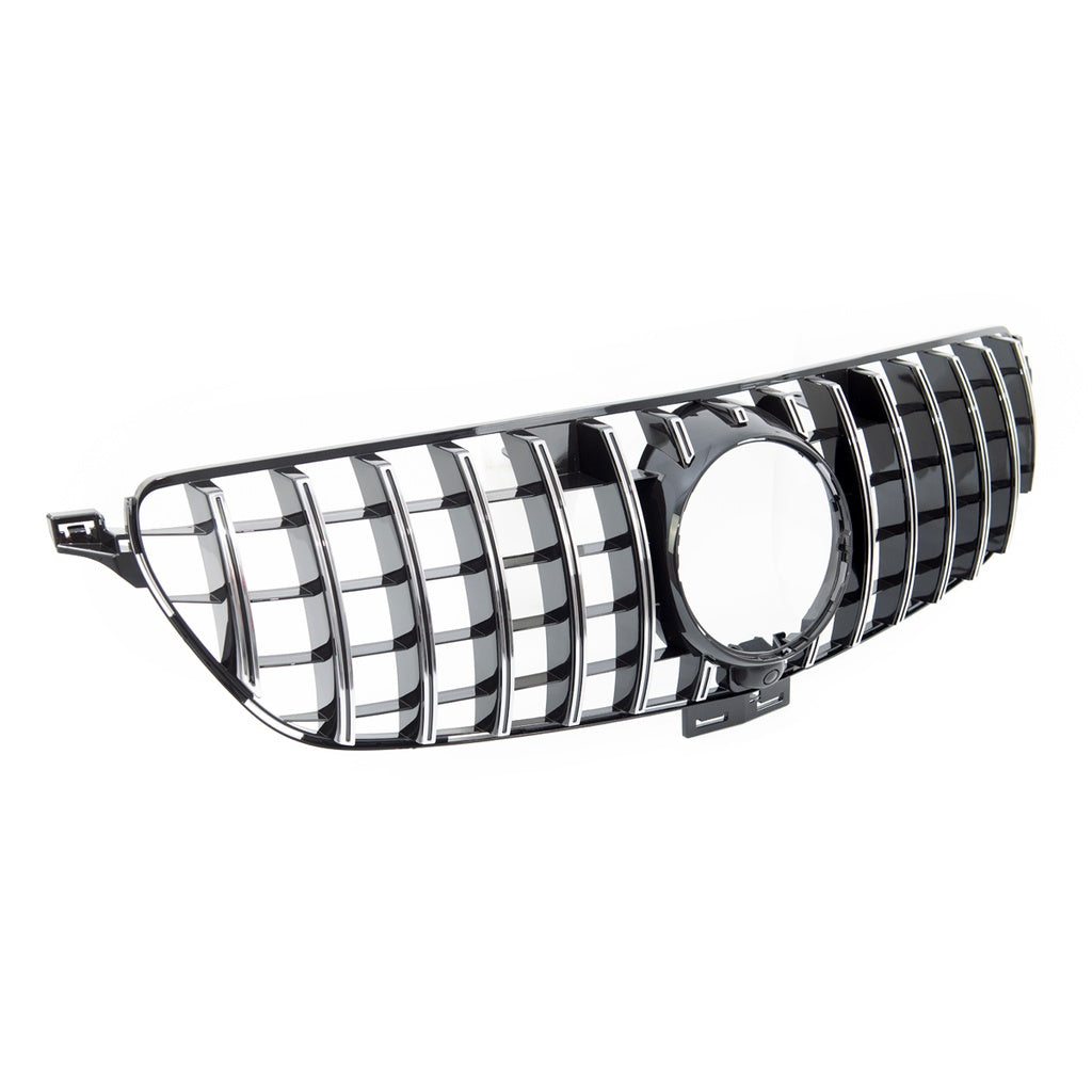 Chrom Kühlergrill für MERCEDES GLE W166 2015-2018 Panamericana GT Stil