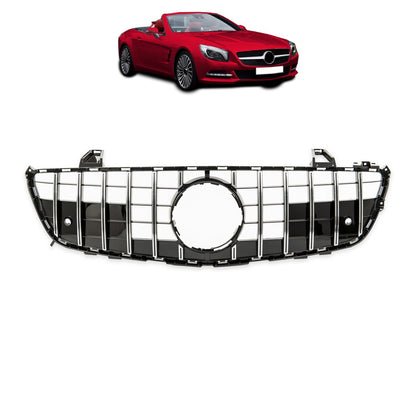 Kühlergrill Chrom & Schwarz passend für Mercedes SL R231 2012-2015