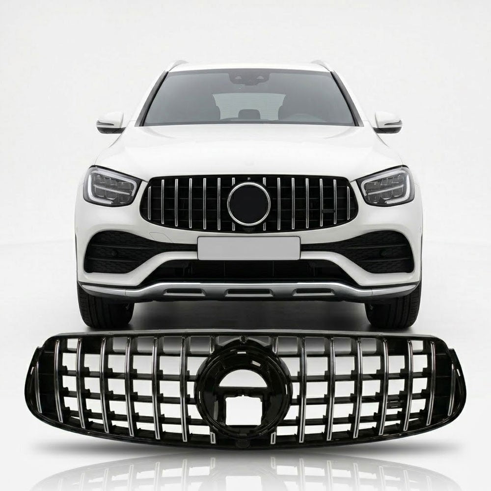 Kühlergrill Chrom Panamericana GT passend für Mercedes GLC X253 C253 2019-2022