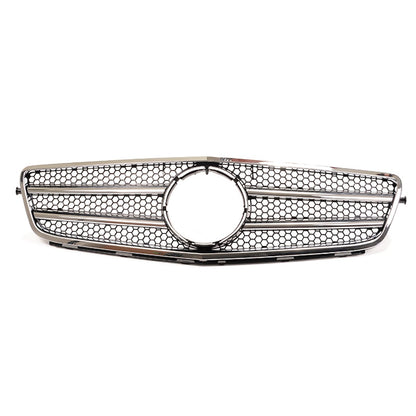 Frontgrill Chrom & Schwarz passend für Mercedes C-Klasse W204 2007-2015