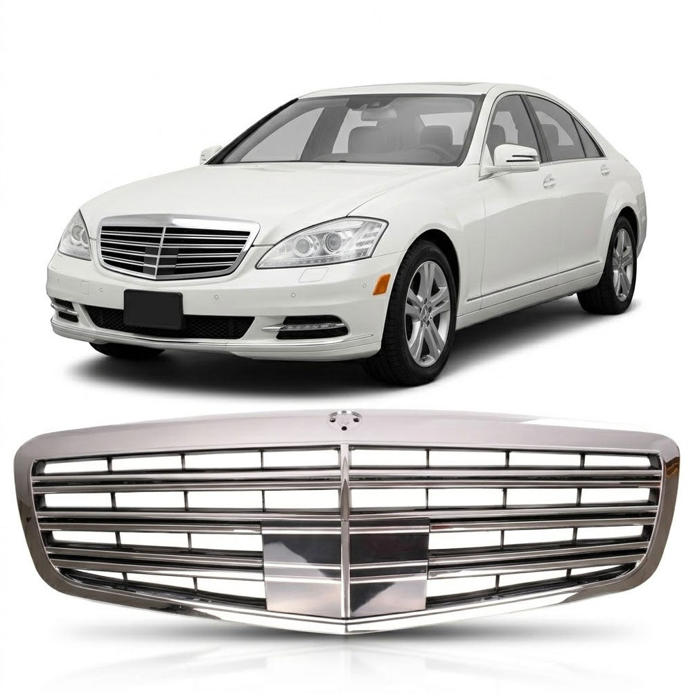 Frontgrill Chrom passend für Mercedes S-Klasse W221 2009-2013