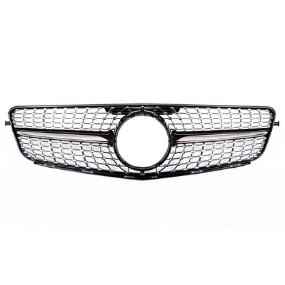 Frontgrill Schwarz mit Punkten passend für Mercedes C-Klasse 2007-2015