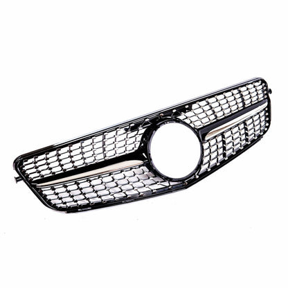 Frontgrill Schwarz mit Punkten passend für Mercedes C-Klasse 2007-2015