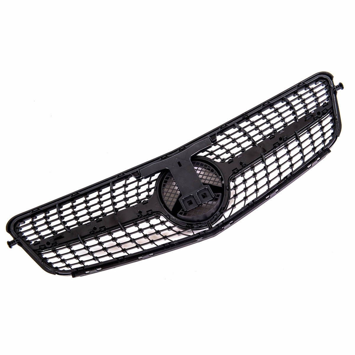 Frontgrill Schwarz mit Punkten passend für Mercedes C-Klasse 2007-2015