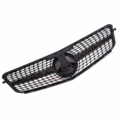Frontgrill Schwarz mit Punkten passend für Mercedes C-Klasse 2007-2015