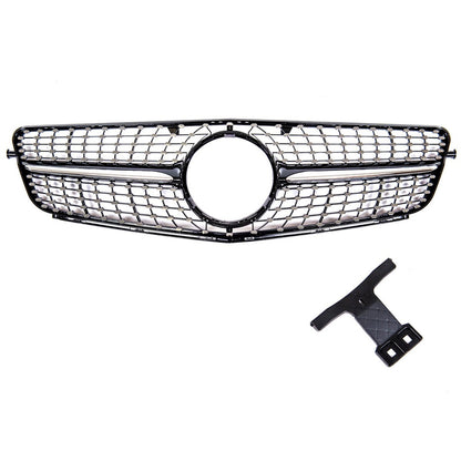 Kühlergrill Schwarz mit Punkten für MERCEDES C-Klasse W204 Limousine Coupé T-Modell 2007-2015