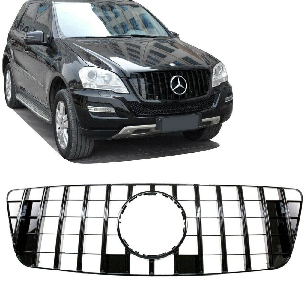Sport Grill GT Glanzschwarz Panamericana für MERCEDES M-Klasse W164 Facelift 2009-2012