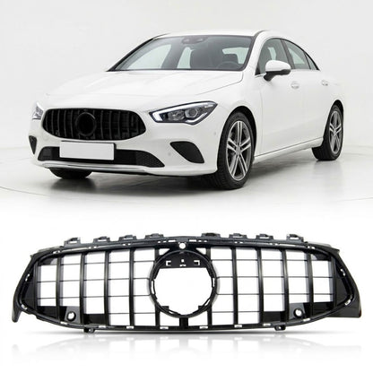 Kühlergrill Hochglanz Schwarz passend für Mercedes CLA C118 X118 2019-2023