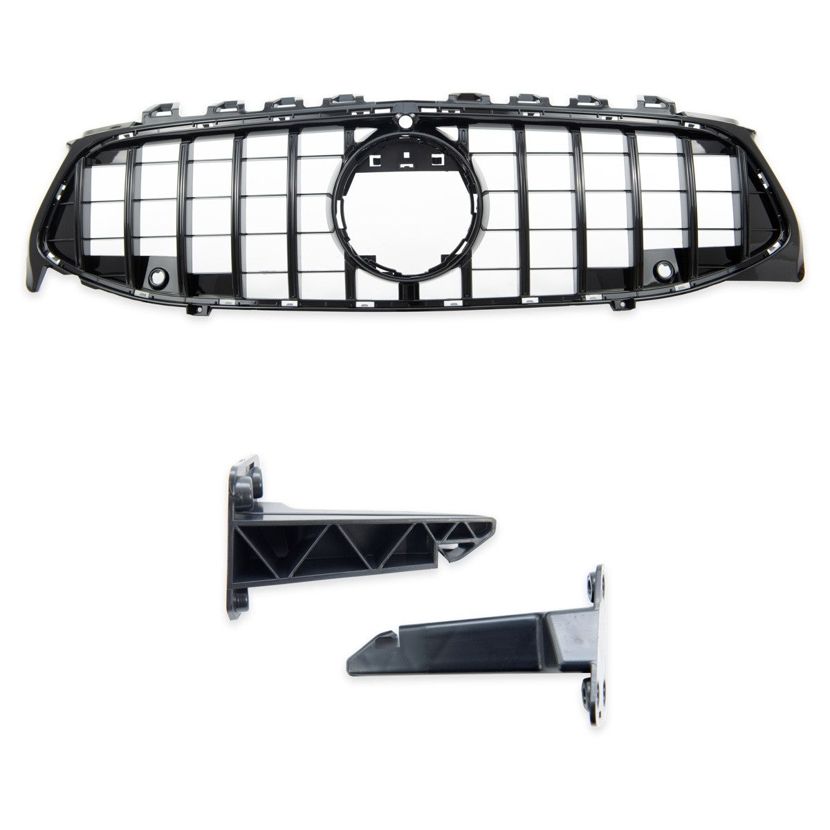 Kühlergrill Hochglanz Schwarz passend für Mercedes CLA C118 X118 2019-2023