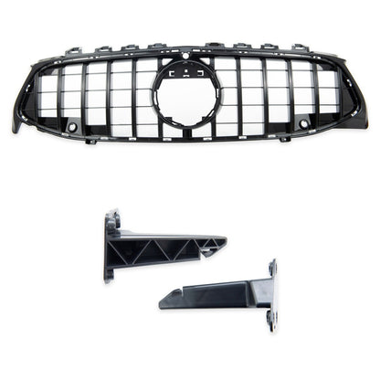 Kühlergrill Hochglanz Schwarz passend für Mercedes CLA C118 X118 2019-2023