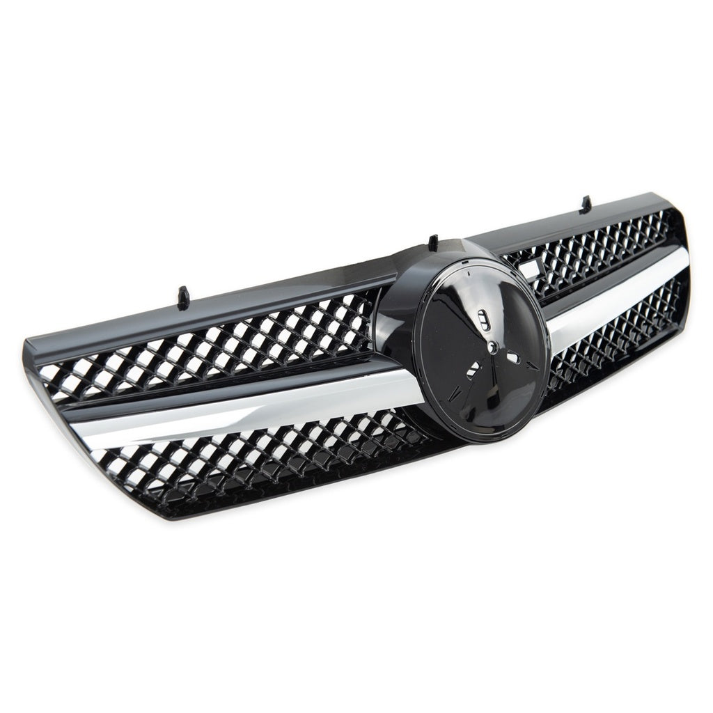 Sport Kühlergrill Chrom & Schwarz für MERCEDES CL-Klasse C215 Coupé 1999-2006