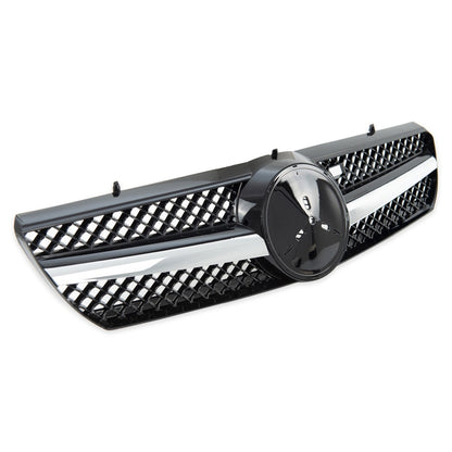 Sport Kühlergrill Chrom & Schwarz für MERCEDES CL-Klasse C215 Coupé 1999-2006