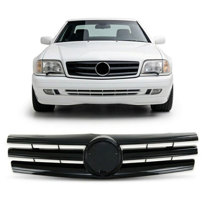 Sportgrill Hochglanz Schwarz passend für Mercedes SL R129 1989-2001