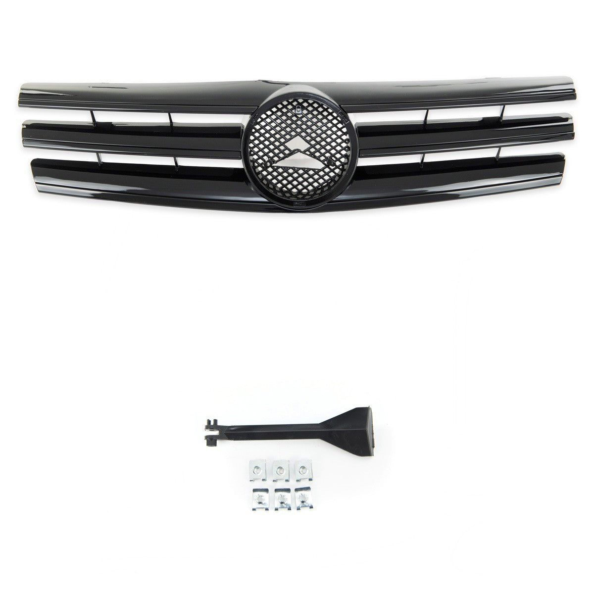 Sportgrill Hochglanz Schwarz passend für Mercedes SL R129 1989-2001