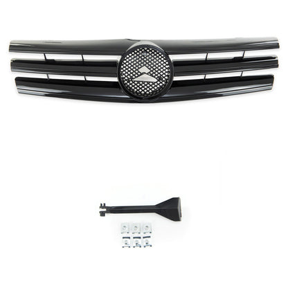 Sportgrill Hochglanz Schwarz passend für Mercedes SL R129 1989-2001