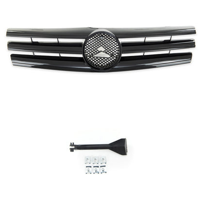 Sport Kühlergrill Gloss Black MERCEDES SL R129 1989-2001 Cabrio kompatibel