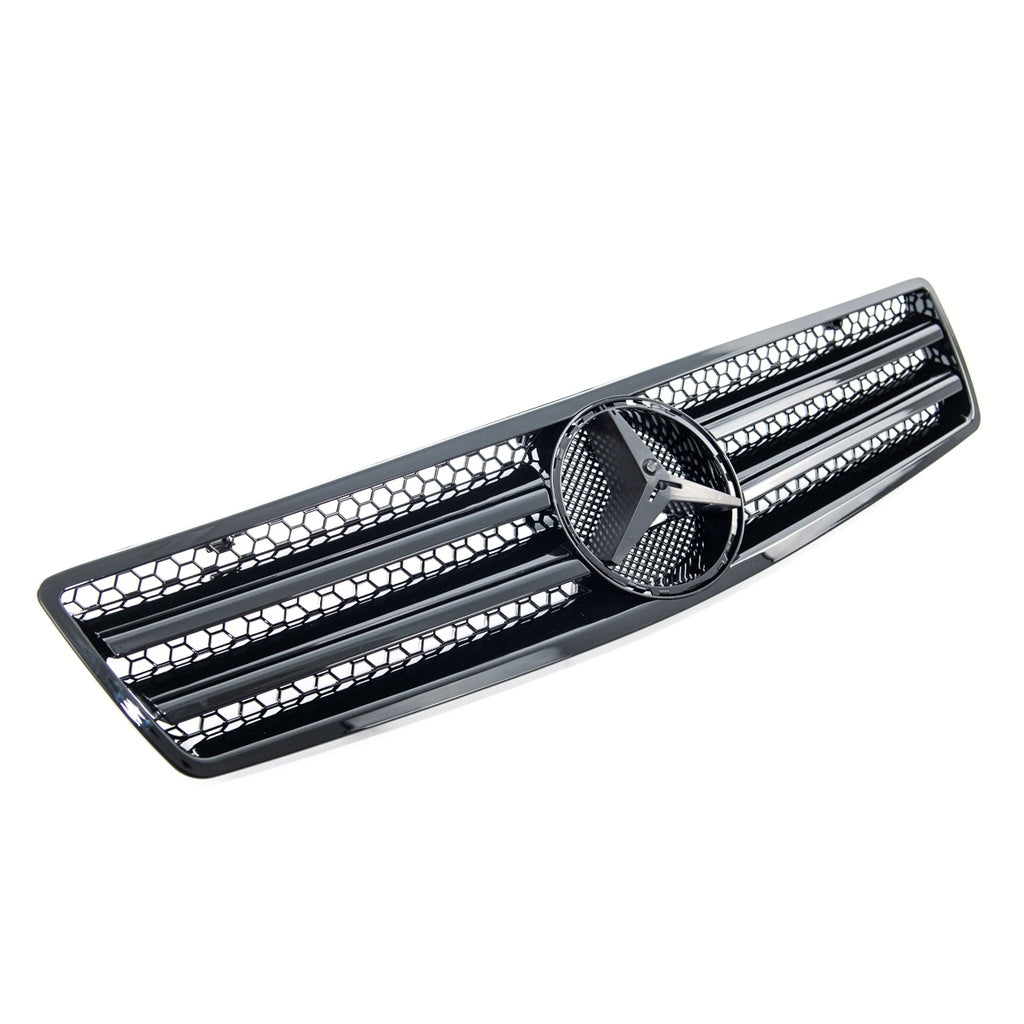 Sport Grill Gloss Black MERCEDES SL (R129) 1989-2001 ABS-Kunststoff Frontgrill