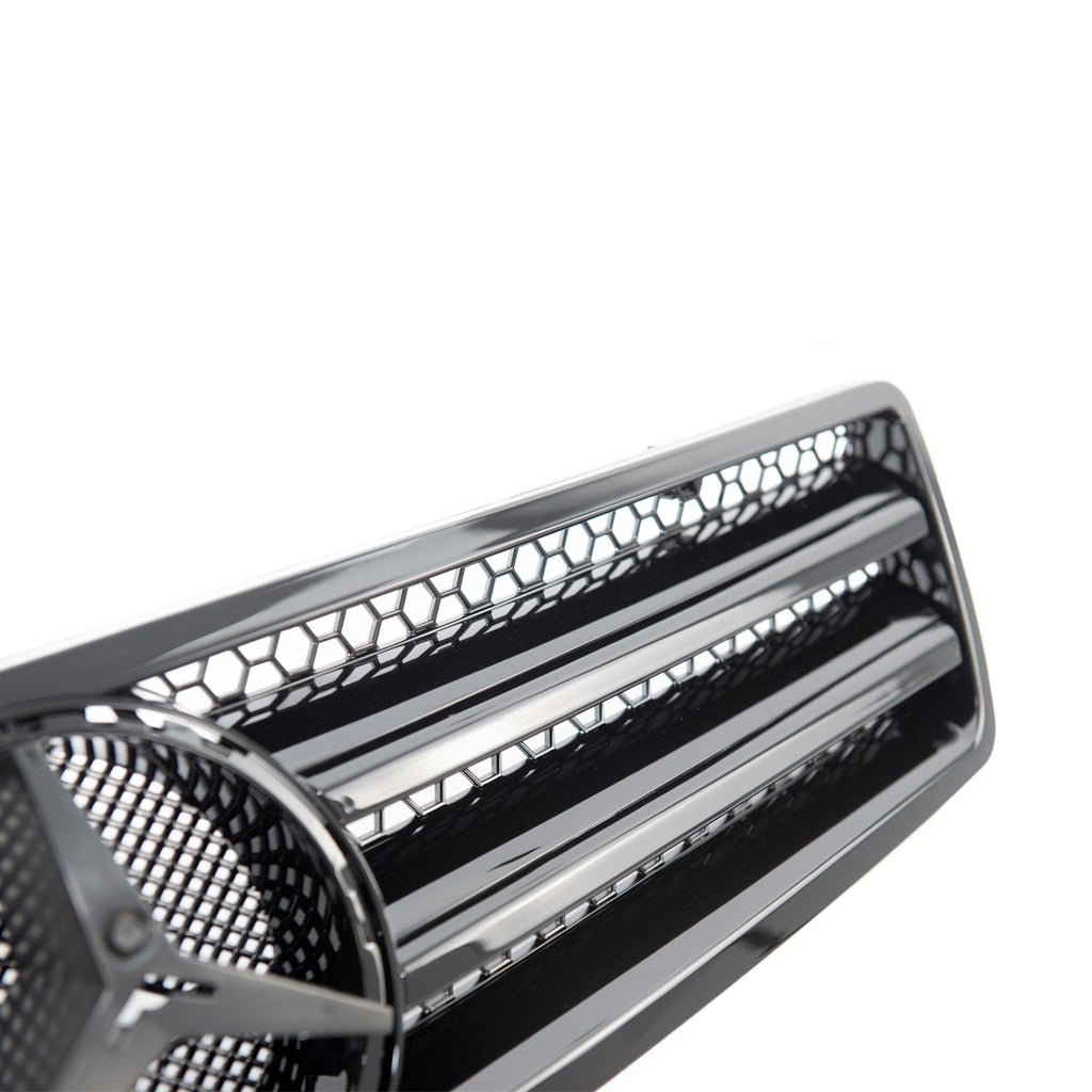 Sport Grill Gloss Black MERCEDES SL (R129) 1989-2001 ABS-Kunststoff Frontgrill