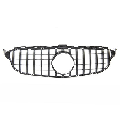 GT Hochglanz Schwarz Frontgrill passend für Mercedes C-Klasse W205 2014-2018