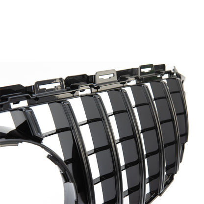 GT Hochglanz Schwarz Frontgrill passend für Mercedes C-Klasse W205 2014-2018