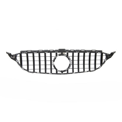 GT Hochglanz Schwarz Frontgrill passend für Mercedes C-Klasse W205 2014-2018