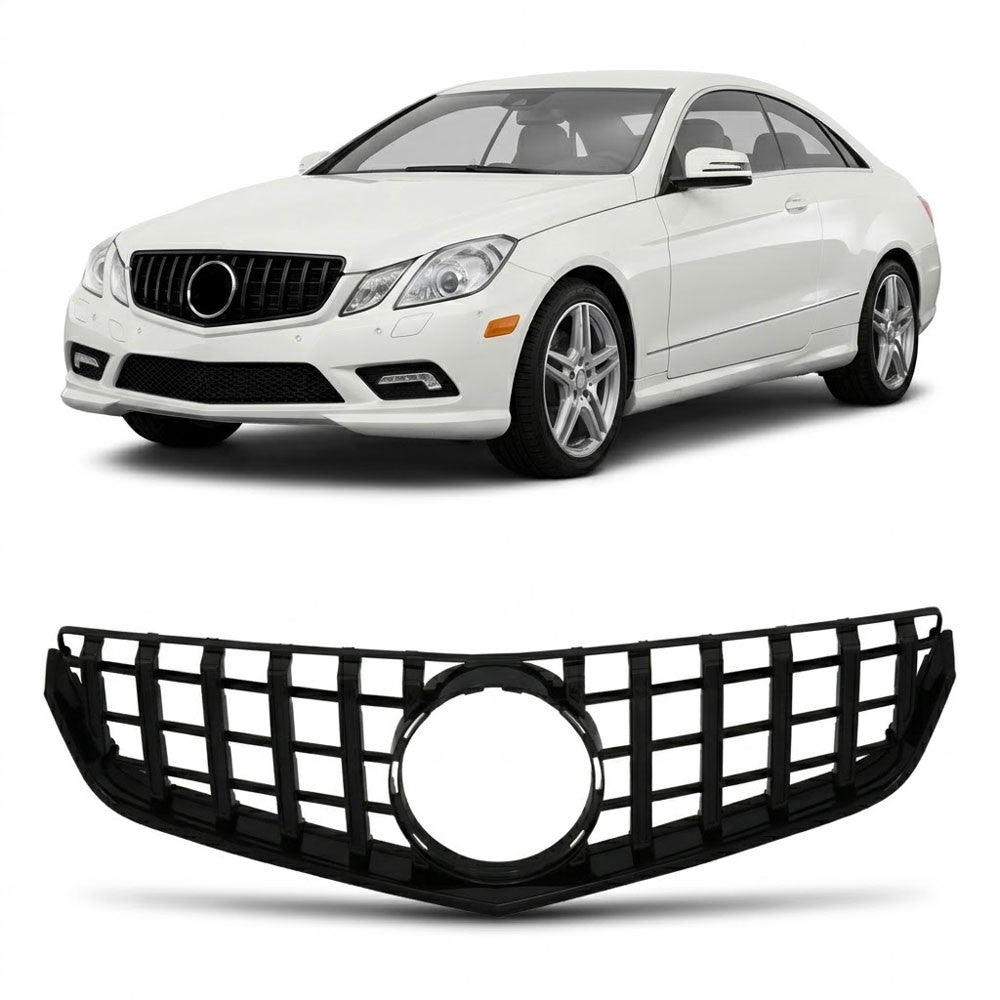 Sportgrill Hochglanz Schwarz Panamericana GT passend für Mercedes E-Klasse 2009-2013