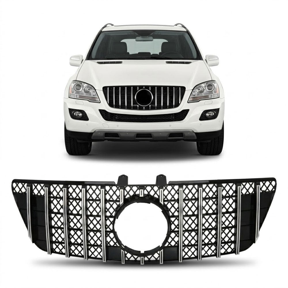 Kühlergrill Chrome Panamericana GT passend für Mercedes ML-Klasse W164 2009-2011