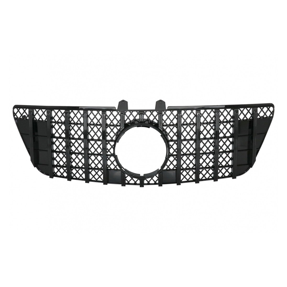 Kühlergrill Panamericana GT Hochglanz Schwarz passend für Mercedes ML W164 2009-2011