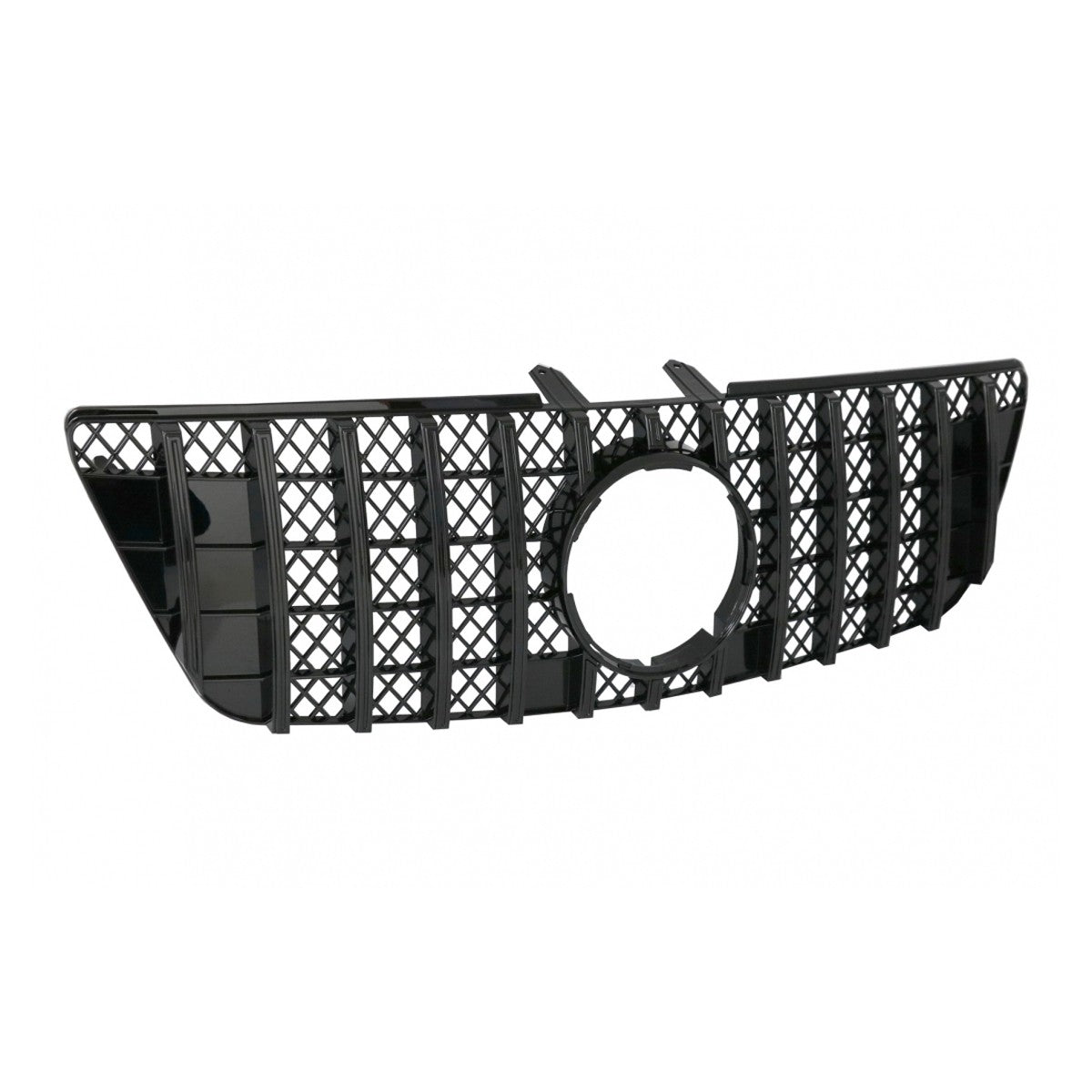 Kühlergrill Panamericana GT Hochglanz Schwarz passend für Mercedes ML W164 2009-2011