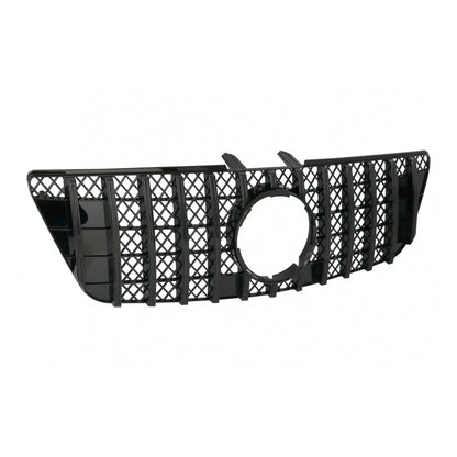 Kühlergrill Panamericana GT Hochglanz Schwarz passend für Mercedes ML W164 2009-2011