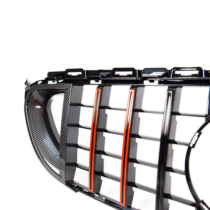 Frontgrill Rot Carbon GT passend für Mercedes C-Klasse W205 2016-2020