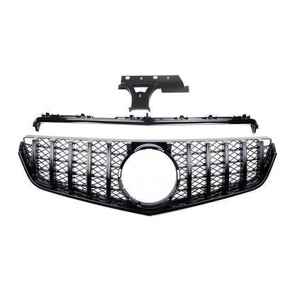 Frontgrill Hochglanz Schwarz Panamericana GT passend für Mercedes E-Klasse C207 09-13
