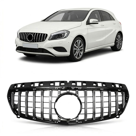 Kühlergrill Chrom Panamericana GT passend für Mercedes A-Klasse W176 2012-2015