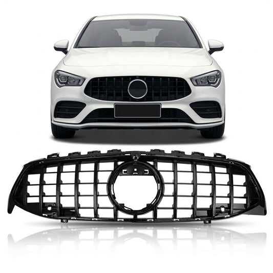 Kühlergrill Hochglanz Schwarz Panamericana GT passend für Mercedes CLA C118 2019-2023