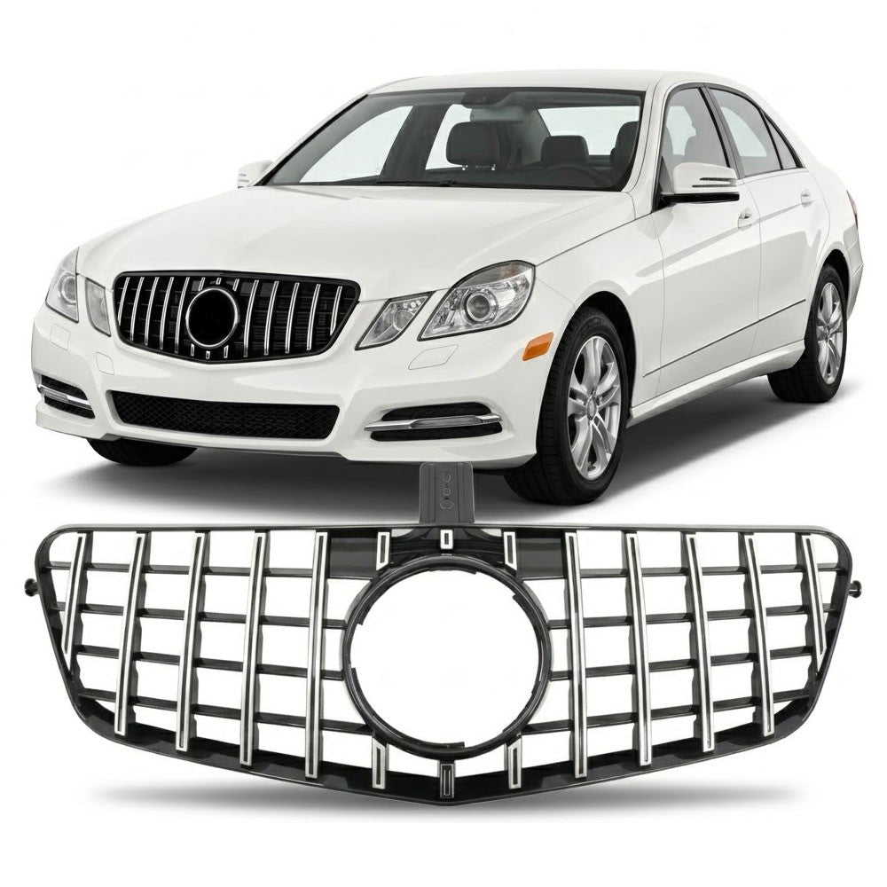 Kühlergrill Chrom Panamericana GT passend für Mercedes E-Klasse W212 2009-2013