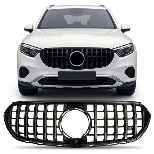 Kühlergrill Panamericana GT Hochglanz Schwarz passend für Mercedes GLC X254 2023+