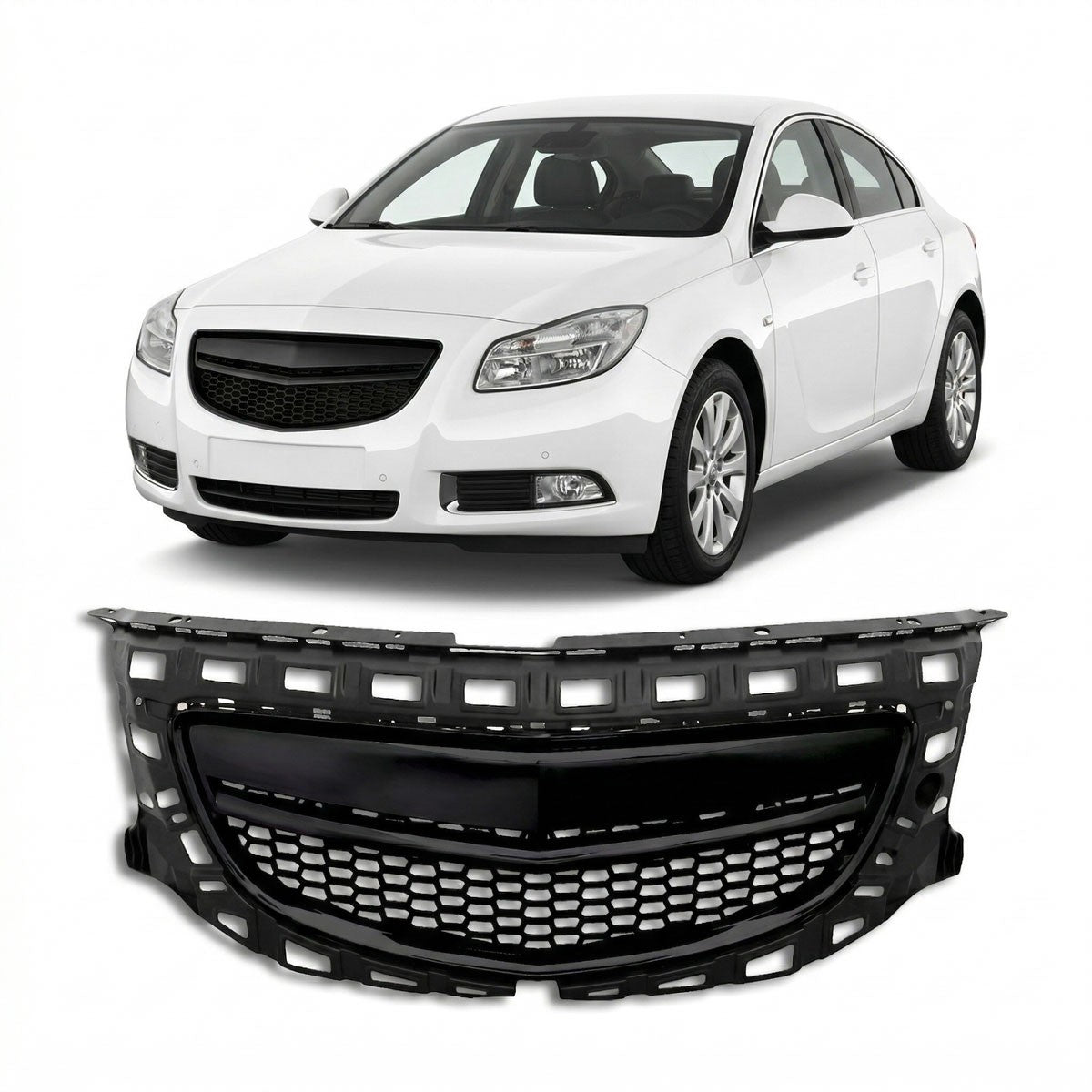 Kühlergrill ohne Emblem Schwarz passend für Opel Insignia A 2008-2013