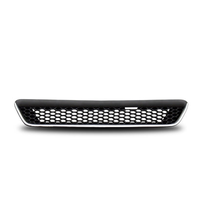 Kühlergrill ohne Emblem Chrom & Schwarz passend für Opel Astra G 1997-2004