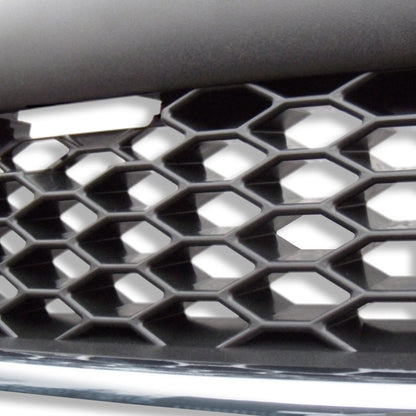 Kühlergrill ohne Emblem Chrom & Schwarz passend für Opel Astra G 1997-2004