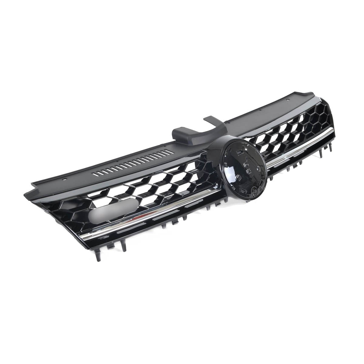 Kühlergrill Schwarz & Chrom passend für VW Golf 7 2012-2017 GTD