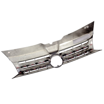 Frontgrill Hochglanz Schwarz mit roten Streifen passend für VW Transporter T5.1 2009-2015