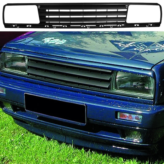 Badgeless Frontgrill Schwarz passend für VW Jetta II (19E) 1983-1992