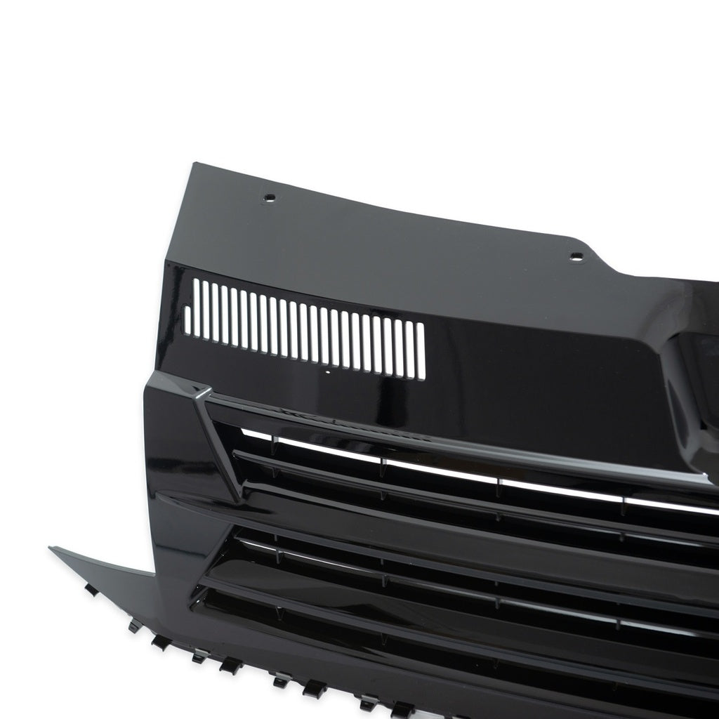 Kühlergrill Badgeless Glänzend Schwarz für VW Transporter T6 Pre-Facelift 2015-2019