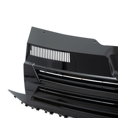 Kühlergrill Badgeless Glänzend Schwarz für VW Transporter T6 Pre-Facelift 2015-2019