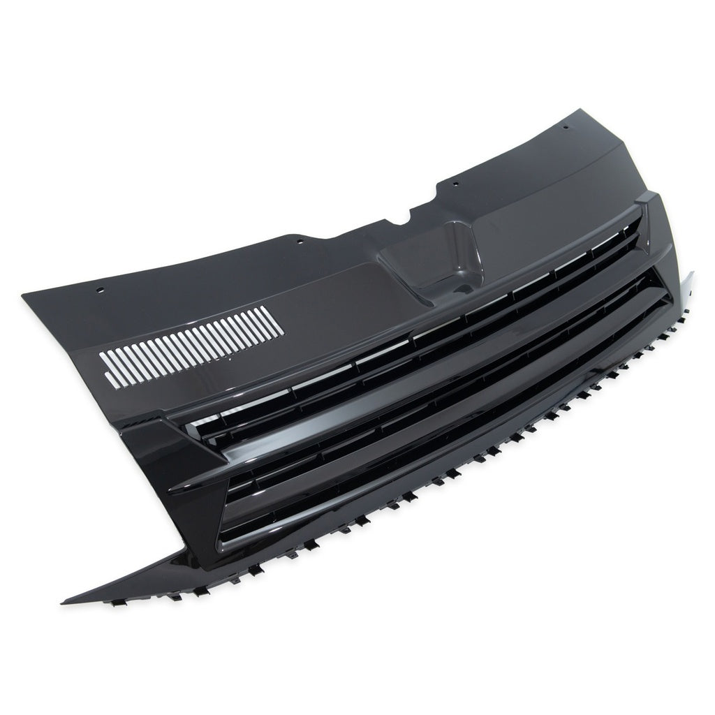 Kühlergrill Badgeless Glänzend Schwarz für VW Transporter T6 Pre-Facelift 2015-2019