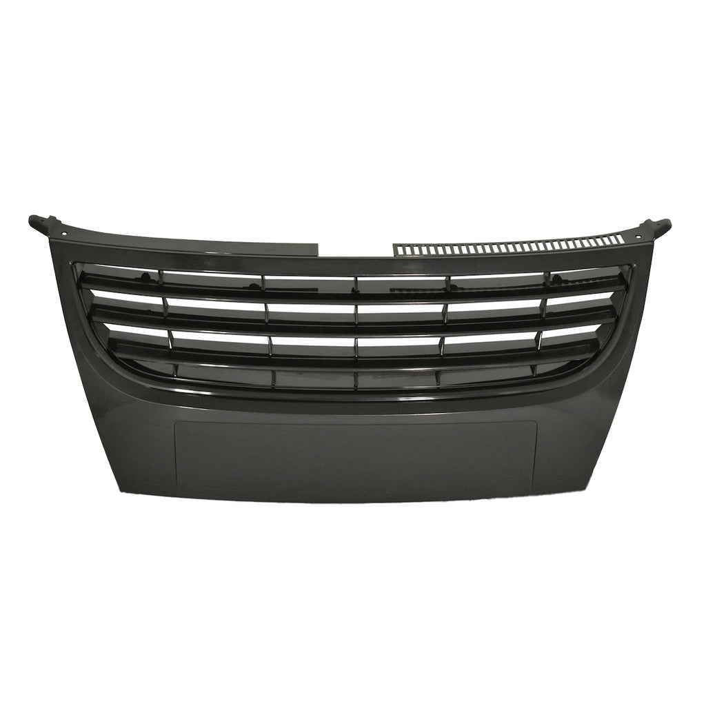 Sport Kühlergrill Badgeless Schwarz für VW TOURAN 1T1 1T2 2006-2010 Modell