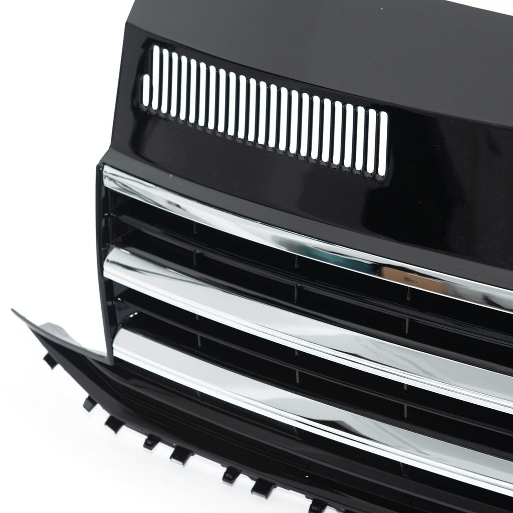 Sport Grill Hochglanz Schwarz und Chrom für VW Transporter Multivan T6 ab 2015